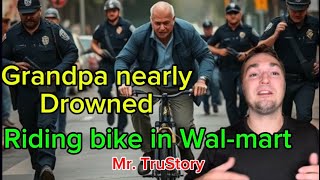 Mr TruStory Dad gets beat up Grandpa almost drowns dad trespassed from Walmart rode in bike store [upl. by Rusty176]