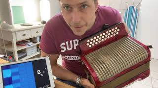 Hohner Corona II Classic Diatonic Accordion Ref A20275  Intro amp Sound Check [upl. by Nilra]