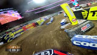 GoPro Sean Cantrell Triple Crown Main Event 3 2018 Monster Energy Supercross from Minneapolis [upl. by Tal]