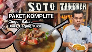 RASA BOLEH DIADU  Soto Tangkar PAK ARMIN Sudah 17 Tahun Jualannya [upl. by Jordans]