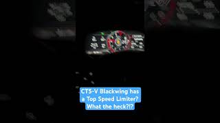 CT5V Blackwing has a Top speed limiter What the heck [upl. by Elsilrac]