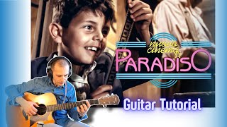 Tutorial Chitarra Nuovo Cinema Paradiso  Arrangiamento Fingerstyle [upl. by Lleraj206]