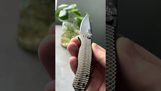 Super Slicer With A Hollow Grind 20CV Blade The WE Kitefin Buttonlock [upl. by Nitsew]