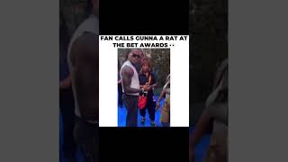 Fan Calls Gunna A Rat At The Bet Awards 2024 [upl. by Alebasi]