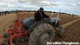 1950 Ferguson TED20 21 Litre 4Cyl Petrol  TVO Tractor 28 HP with David Brown Plough [upl. by Cooley180]