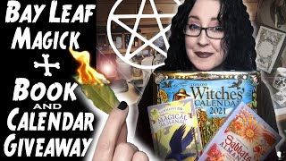 BAY LEAF SPELLS and Witch Book Haul Giveaway [upl. by Marte]