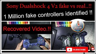 DUALSHOCK 4 V2 FAKE VS REAL [upl. by Catarina]