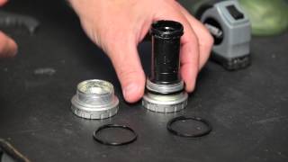 How To Remove And Install External Bearing Bottom Brackets By Performance Bicycle [upl. by Nayhr858]