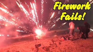 Firework Fails  Extrem Dangerous HD [upl. by Eeleimaj]