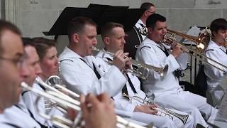 Broll from Navy Band Northeasts performance at Central Parks Naumburg Bandshell [upl. by Eirrak]