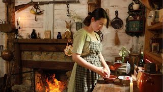 Cooking Dinner 200 Years Ago 1824 Fried Chicken Historical Recipes [upl. by Notlit590]