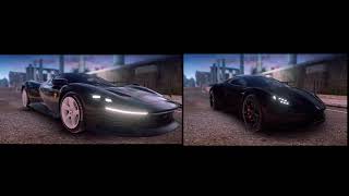 Asphalt 9  Arrinera Hussarya 33 VS Ferrari Daytona SP3 Maxed Comparison [upl. by Nimaynib]