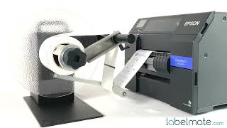 Label Rewinder  Unwinder for EPSON Colorworks  Labelmate [upl. by Yasdnyl490]