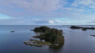 Lake Vänern in Autumn Mellerud Sweden [upl. by Lester]