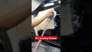 Dry Sanding Dempuldempulmobil bodyrepair amplas bengkelmobil [upl. by Ykroc]