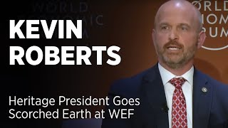 Heritage President Goes Scorched Earth on Globalist Elites at WEF [upl. by Barram]