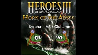 Kyraha vs Gluhammer game 3 heroes 3 hota Jo I the dumbest final battle you have ever seen [upl. by Baten]