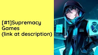 Supremacy Games Audio Novel Full [upl. by Zap]