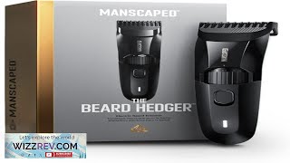 MANSCAPED® The Beard Hedger® Premium Mens Beard Trimmer 20 Length Adjustable Blade Review [upl. by Willette]