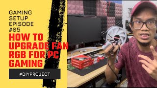 How to upgrade RGB Fan from Molex pin to Controller 6pin [upl. by Ocsirf890]