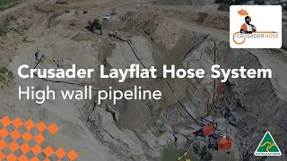 Crusader Layflat Hose System  High wall pipeline [upl. by Enetsirk]