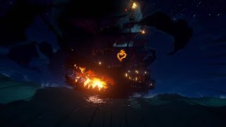 Stealing a Burning blade from a Galleon  Sea of thieves [upl. by Chancellor]