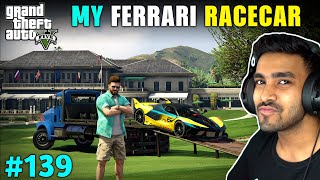 TAKING DELIVERY OF A FERRARI RACECAR  GTA V GAMEPLAY 139 [upl. by Yanrahs254]