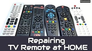 How to repair TV remote at HOME repairinghelptricks [upl. by Riker]