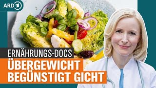 Gicht Schmerzhafte Gefahr bei Übergewicht und purinreicher Ernährung  Die ErnährungsDocs  NDR [upl. by Opportina]