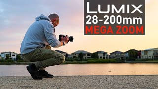 Panasonic LUMIX S 28200mm F471 Lens Review  A Camcorder Lens [upl. by Kenway]