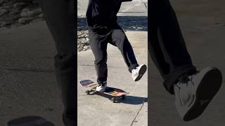 One Footed Skate Trick ChristopherHiett NkaVidsSkateboarding skateboarding skateboard [upl. by Giulio]