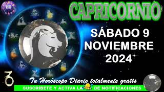 Horóscopo de hoy – CAPRICORNIO – 9 de noviembre de 2024 [upl. by Jasmine271]