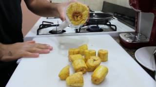 How to make Tostones Fried Plantains [upl. by Binky502]