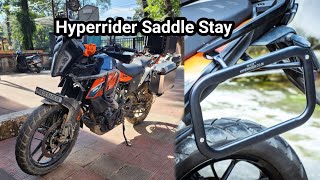 Installing HYPERRIDER Saddle Stay on KTM Adventure 390  Best For Royal Enfield Panniers [upl. by Haya446]