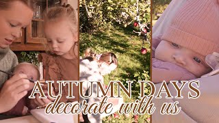 AUTUMN DECORATION AND BABY CRAFT AUTUMN VLOGG IN THE COUNTRYSIDE English subtitles [upl. by Augustine]