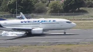 737 Breaks After Too Hard Landing [upl. by Aisyla513]