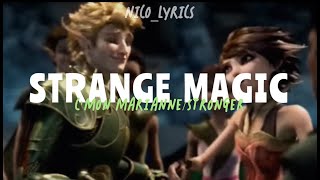 Cmon MarianneStronger  Strange magic Lyrics [upl. by Nahtam]