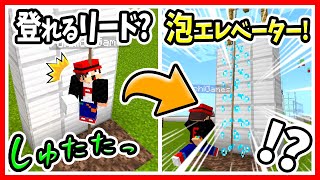 【マイクラ統合版119】超簡単！実際に登れるロープの作り方！リードと泡エレベーター（ソウルサンド）を組み合わせた建築だから、初心者やプロにもオススメ！【マインクラフトMinecraftまいくら】 [upl. by Boehmer366]