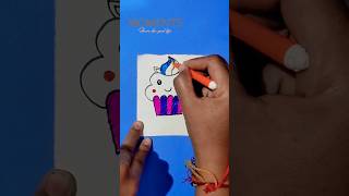 Drawing Con 🍭🧁 viralshort art music drawing craft kids baby [upl. by Lytsirk]