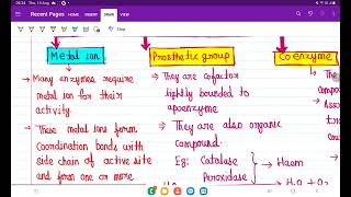 Cofactor ll Enzyme cofactor ll metal ions ll coenzyme ll prosthetic group ll NEET II Gyanendra kumar [upl. by Namhcan]
