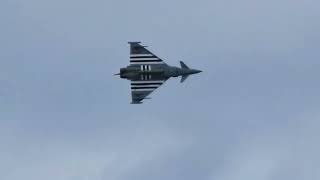 Teignmouth Airshow 2024 Eurofighter Typhoon [upl. by Marybelle]