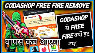 Why Codashop Removed free fire Diamonds  New Topup Website by Garena free fire topup website [upl. by Delly]