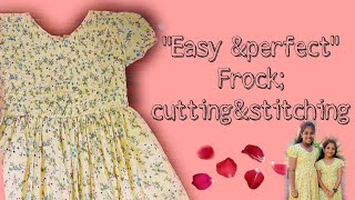 Easy frock cutting ampStitching malayalam👗✨ [upl. by Laurentia945]