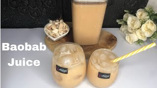 BAOBAB ADIDO JUICE  A very refreshing and healthy drink [upl. by Ahcsim342]