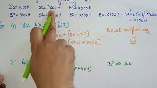 Physical address calculation  Example3  Microprocessor  Lec16  Bhanu Priya [upl. by Frum]