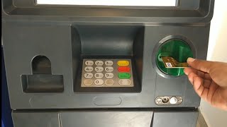 ATM machine use how to withdraw money in English [upl. by Brathwaite921]