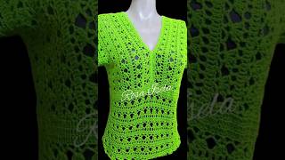 quotVestido Para Damaquot crochet rosaisela [upl. by Shani923]