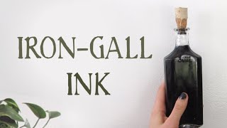 Making ink like its 1795 [upl. by Coleville]