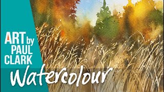 5 techniques for painting grasses in watercolour [upl. by Jara]