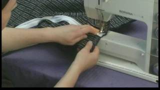 Creating a Couch Slipcover  Sewing Zipper to Bottom Couch Slipcover Panel [upl. by Redla]